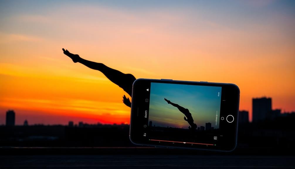 smartphone dance photo editing