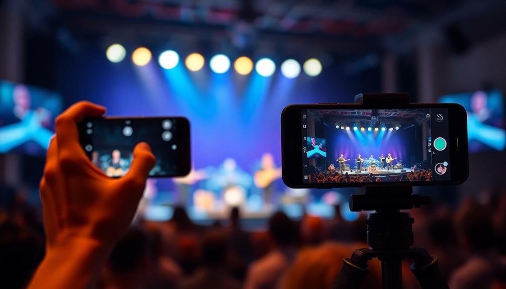 stability enhances concert photography