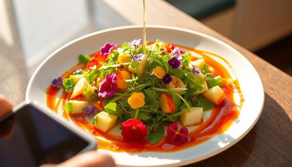 strategic use of garnishes