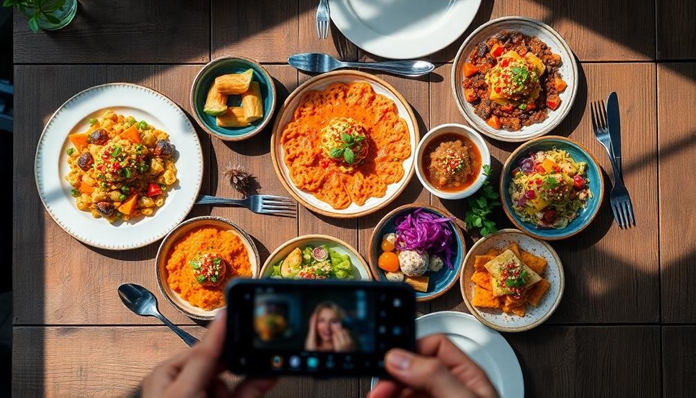 stylish food photography tags