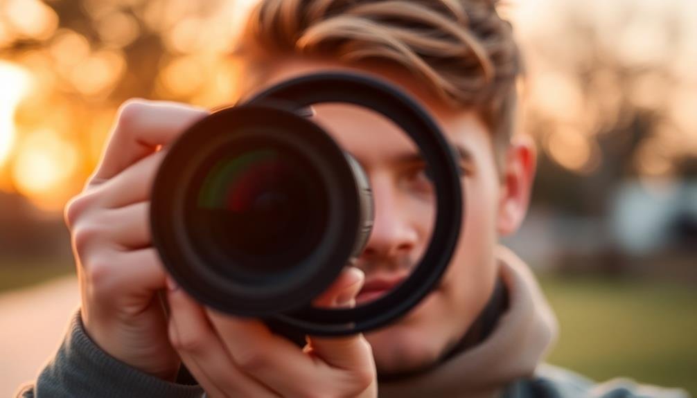 telephoto lens for compression