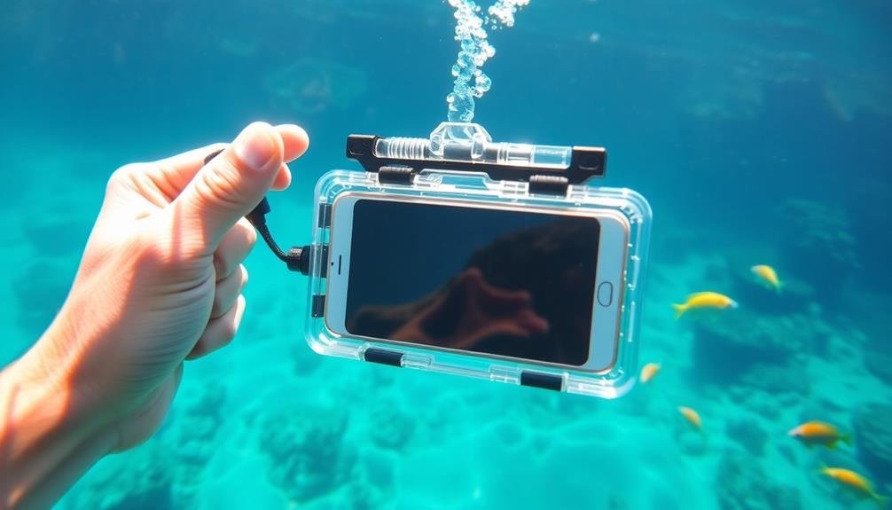 underwater housing for divers
