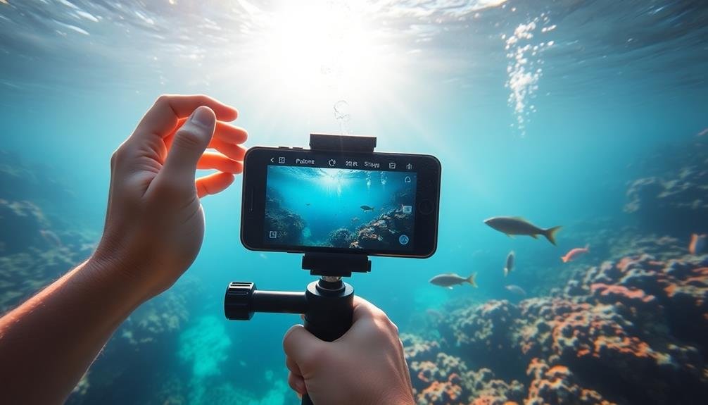 underwater video filming techniques