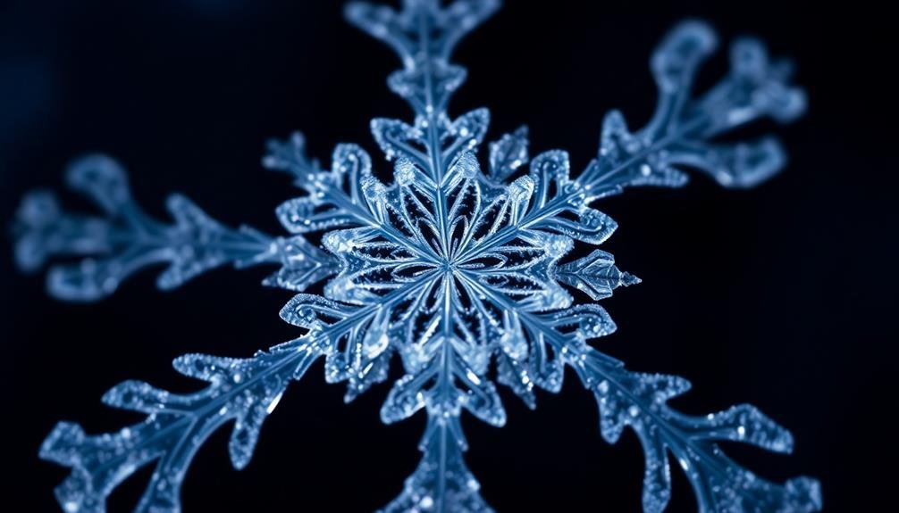 unique ice crystal patterns