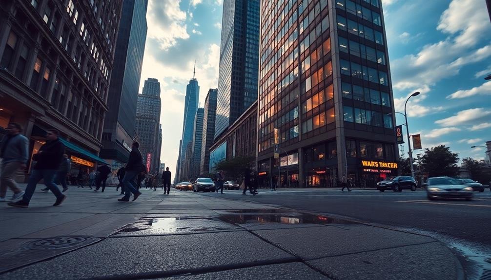 urban landscapes from below