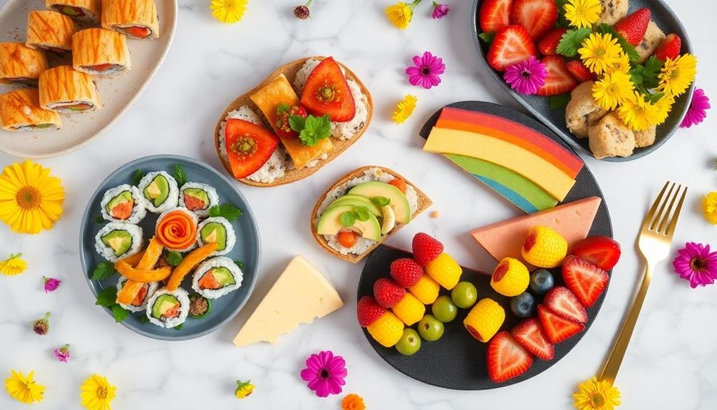visually appealing culinary presentation