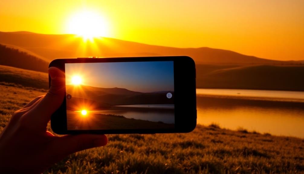 warm sunset photography glow