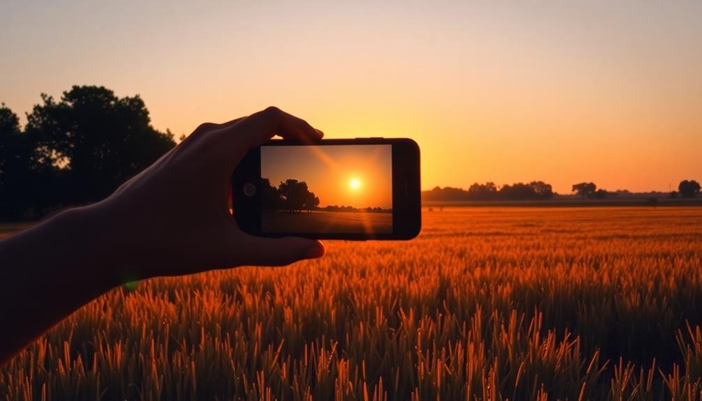 warm sunset photography glow