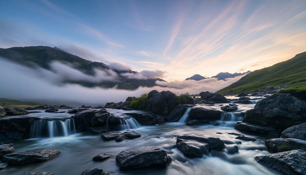 water and cloud dynamics