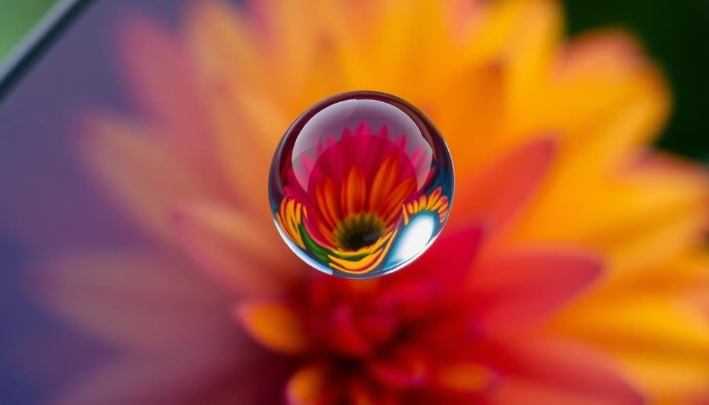 water droplet lens creation