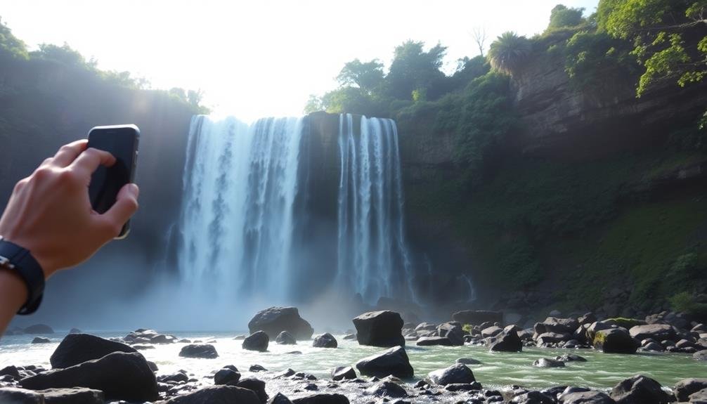 waterfall photography exposure challenges