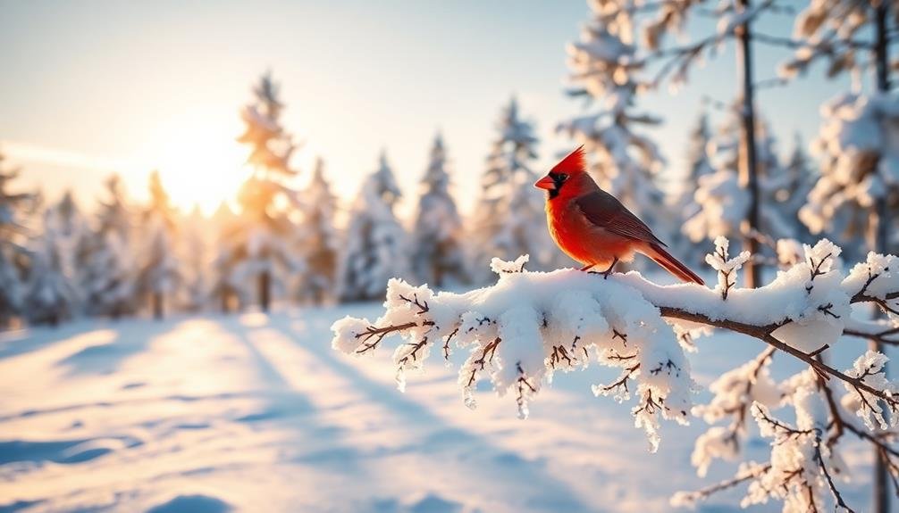 winter landscape color balance